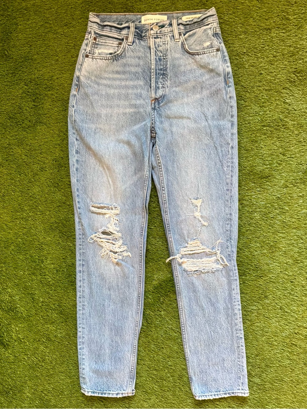 Aritzia Denim Forum The Boyfriend High Rise Loose Jeans Size 24 - Picture 3 of 5